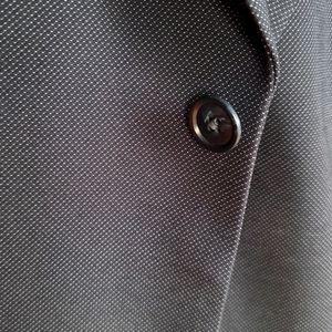 textured navy suit 42S Perry Ellis never worn!